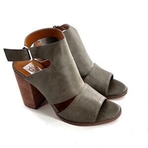 Dolce Vita Gray Block Heel Sandals